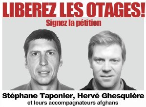 Herve Ghesquiere et Stephane Taponier