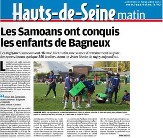 Les Samoans à Bagneux