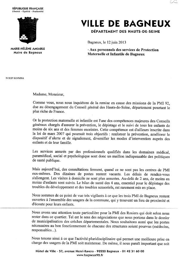 Lettre personnels PMI 1